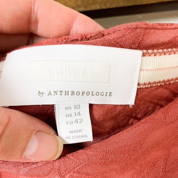 Anthropologie Ett:twa Aubade Tie-Waist Pants in Rose 10 - Picture 5 of 7